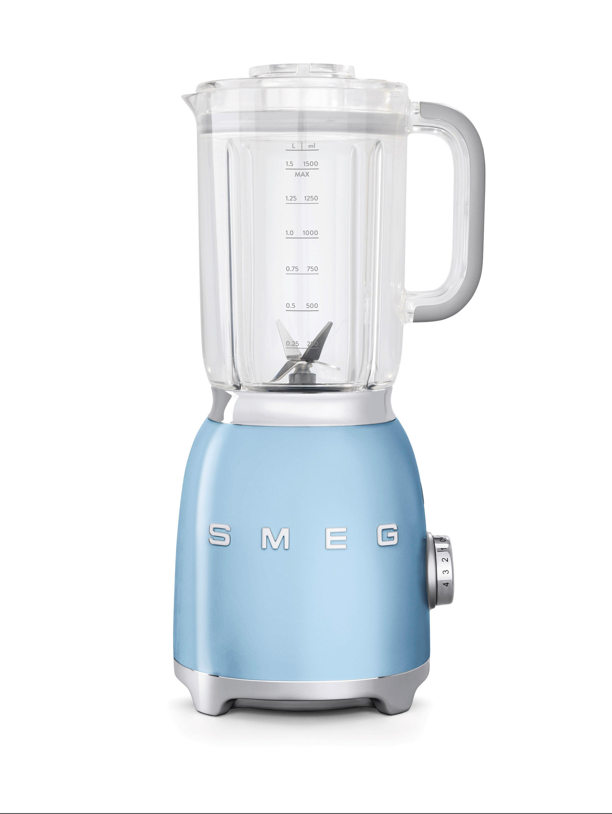 SAMOSTOJEĆI MIKSER  - svijetlo plava, Basics, metal (19,7/39,7/16,3cm) - SMEG