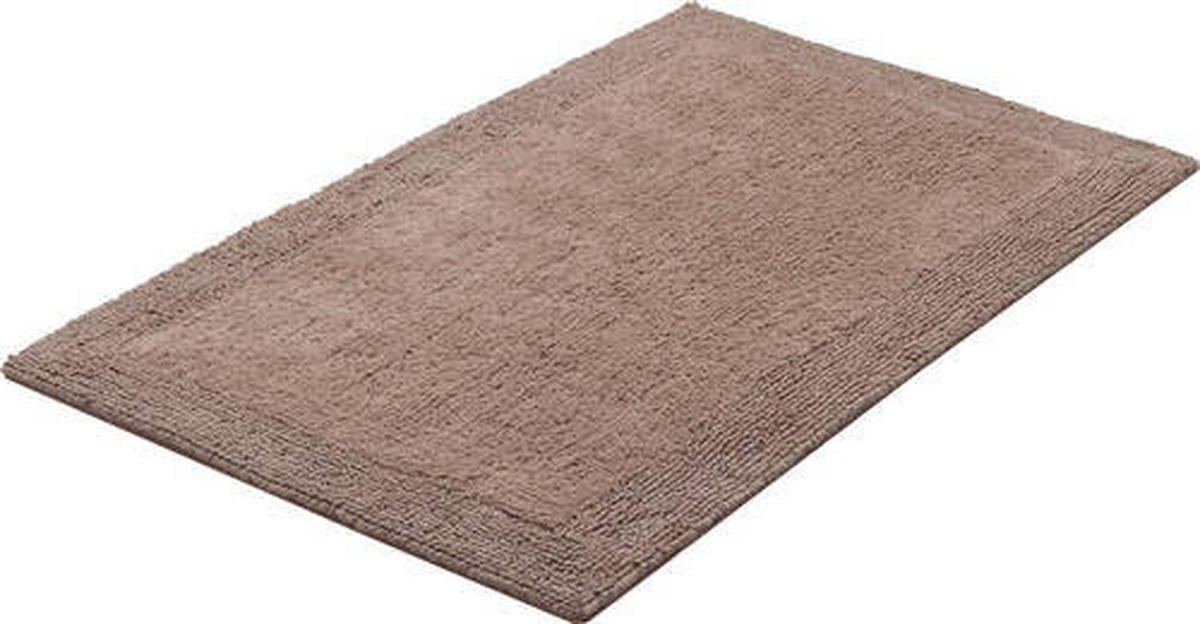 KOBEREC DO KOUPELNY, 50/80 cm - šedohnědá, Basics, textil/plast (50/80cm) - Grund