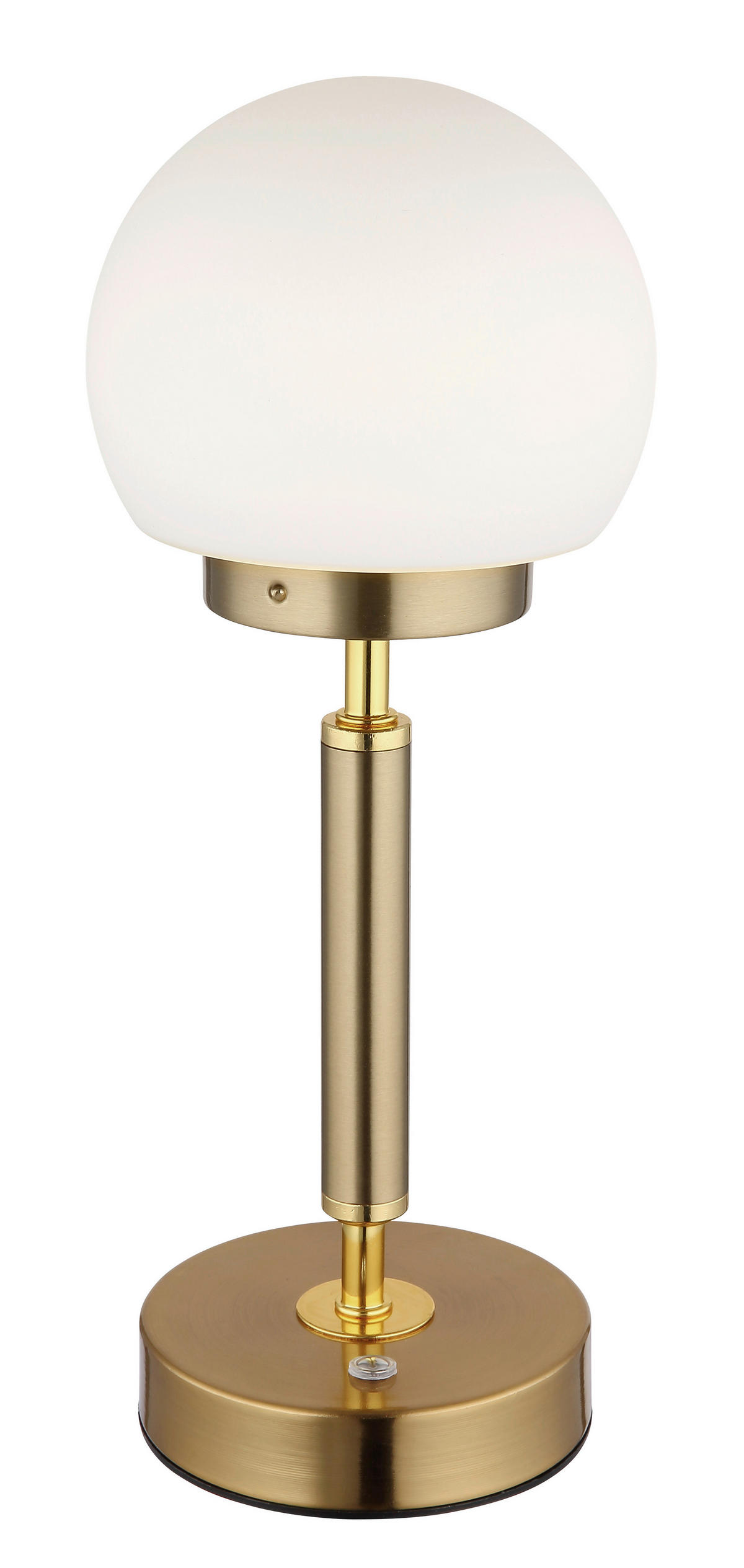 STOLNÍ LED LAMPA, dotykový stmívač, 11,5/28,5 cm  - černá/opál, Konvenční, kov/plast (11,5/28,5cm) - Globo