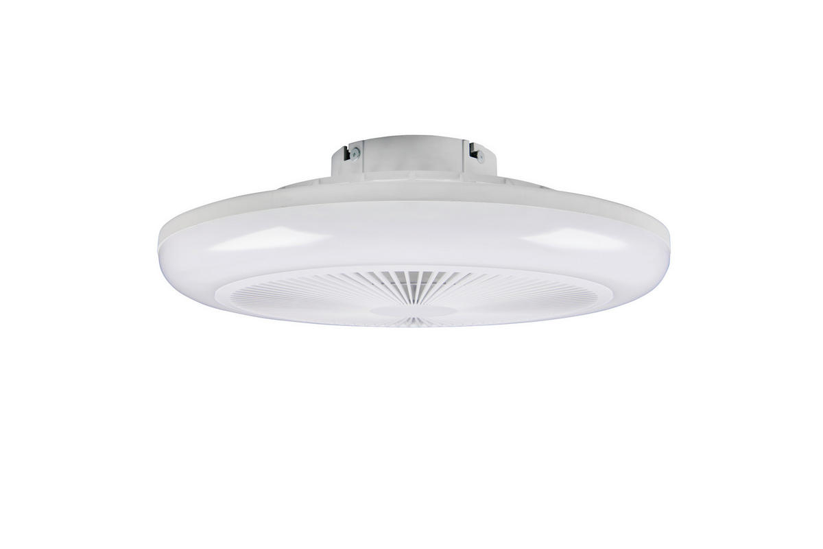 DECKENVENTILATOR - Weiß, Design, Kunststoff (0/14cm)