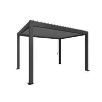 PAVILLON - Dunkelgrau/Silberfarben, Design, Metall (404,5/264/312cm) - Biohort