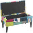 SITZBANK in Multicolor - Dunkelbraun/Multicolor, LIFESTYLE, Holz/Textil (80/40/40cm) SITZBANK in Multicolor - Dunkelbraun/Multicolor, LIFESTYLE, Holz/Textil (80/40/40cm)