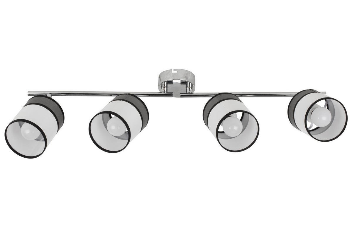 STRAHLER 88/10/22 cm   - Chromfarben/Dunkelgrau, Basics, Kunststoff/Textil (88/10/22cm) - Novel