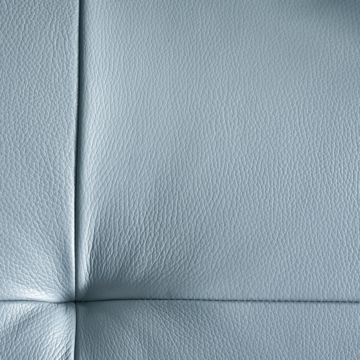 ECKSOFA inkl. Funktionen Blaugrau Echtleder  - Blaugrau/Schwarz, Design, Leder/Metall (246/175cm) - Celina Home