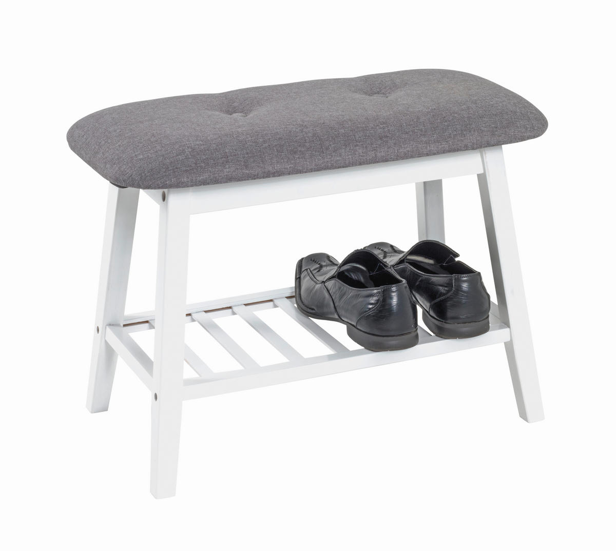 KLOP S PROSTOROM ZA ČEVLJE siva, naravne barve - siva/naravne barve, tekstil/les (60/44/30cm) - Xora