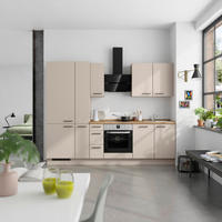 KÜCHENLEERBLOCK Easytouch 270 cm  in Eichefarben, Sandfarben  - Sandfarben/Eichefarben, MODERN, Holzwerkstoff/Metall (270cm) - Nobilia