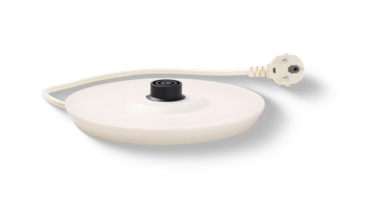VATTENKOKARE  - cremefärgad, Basics, metall/plast (25/22,5/29,7cm) - Homeware Profession.