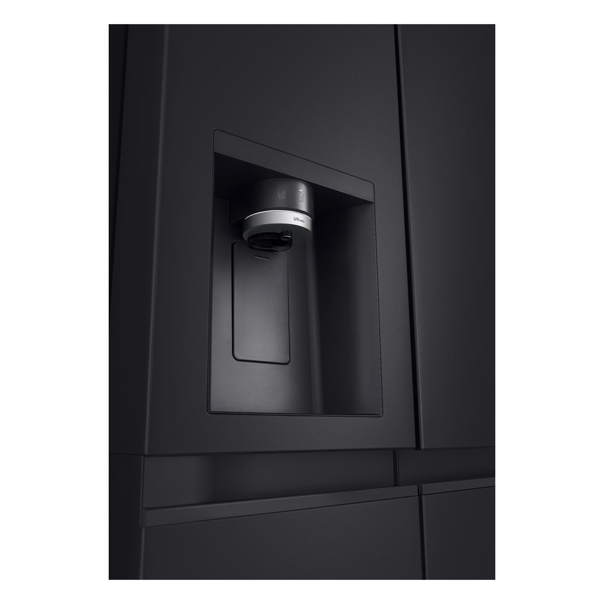 SIDE-BY-SIDE 92,5/179/73,1 cm GSLE91EVAB  - Schwarz, Basics, Metall (92,5/179/73,1cm) - LG