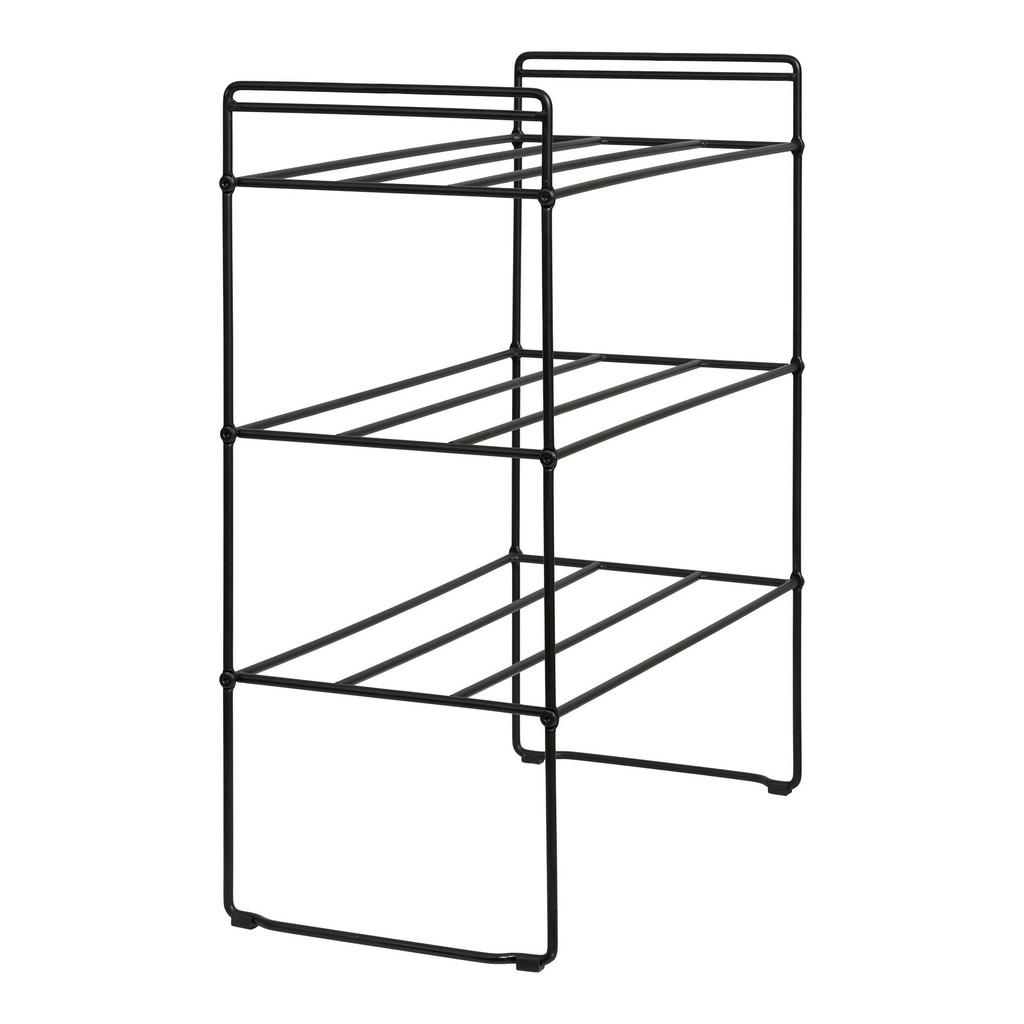 Thumbnail - Xxxl Schuhregal, Schwarz, Metall, 49.5x60x25 cm, stehend, Garderobe, Schuhaufbewahrung, Schuhregale