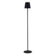 AKKU-STEHLEUCHTE 22/130 cm    - Schwarz, KONVENTIONELL, Kunststoff/Metall (22/130cm) - Novel