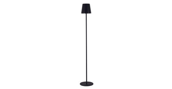 AKKU-STEHLEUCHTE 22/130 cm - Schwarz, KONVENTIONELL, Kunststoff/Metall (22/130cm) - Novel