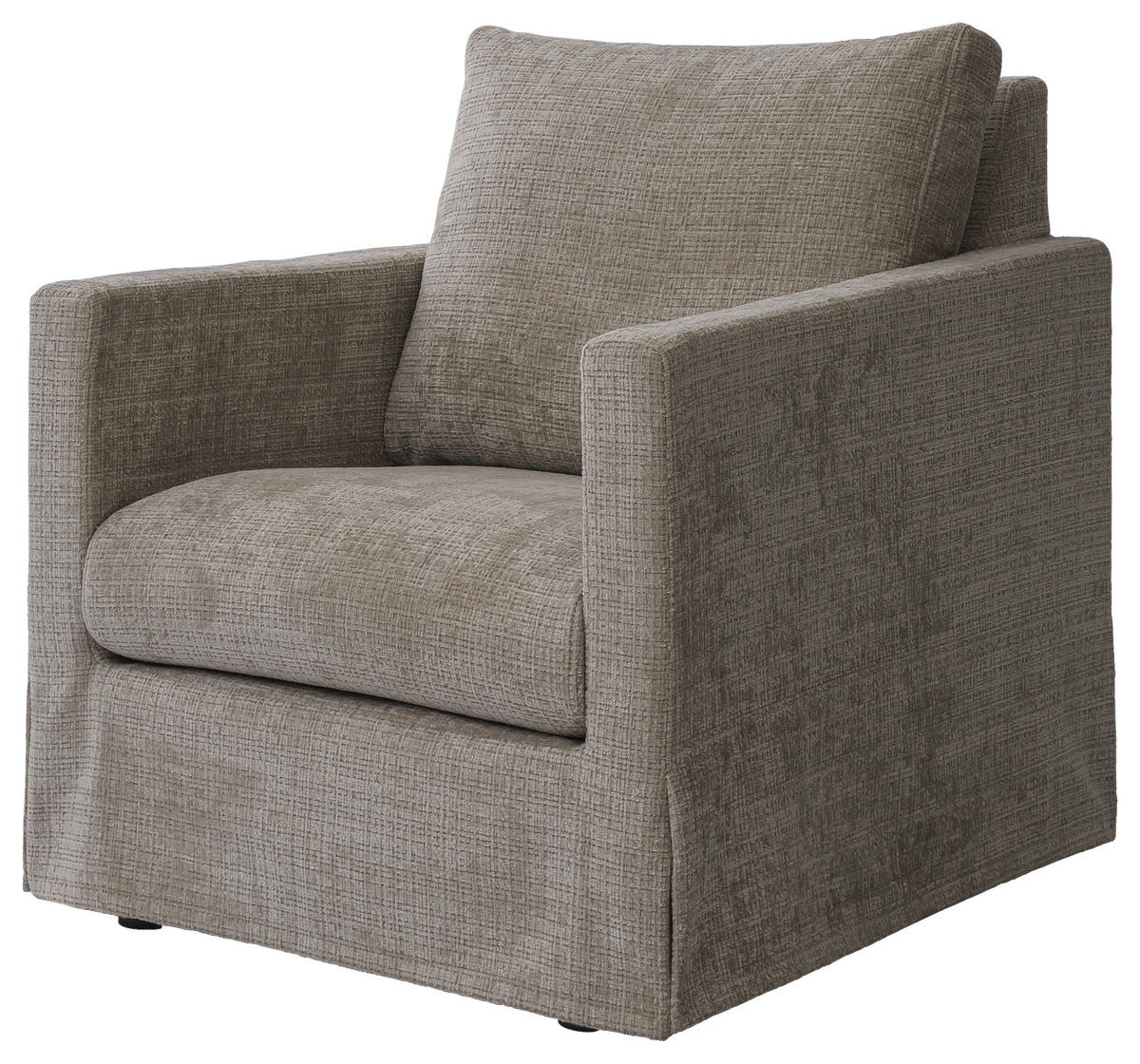 SESSELBEZUG - Braun, Design, Textil (84/89/95cm) - P & B
