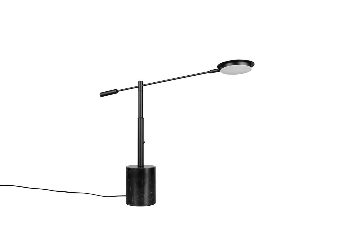 LED-TISCHLEUCHTE Fiore   - Schwarz, KONVENTIONELL, Stein/Metall (65/12/47cm) - Trio Leuchten