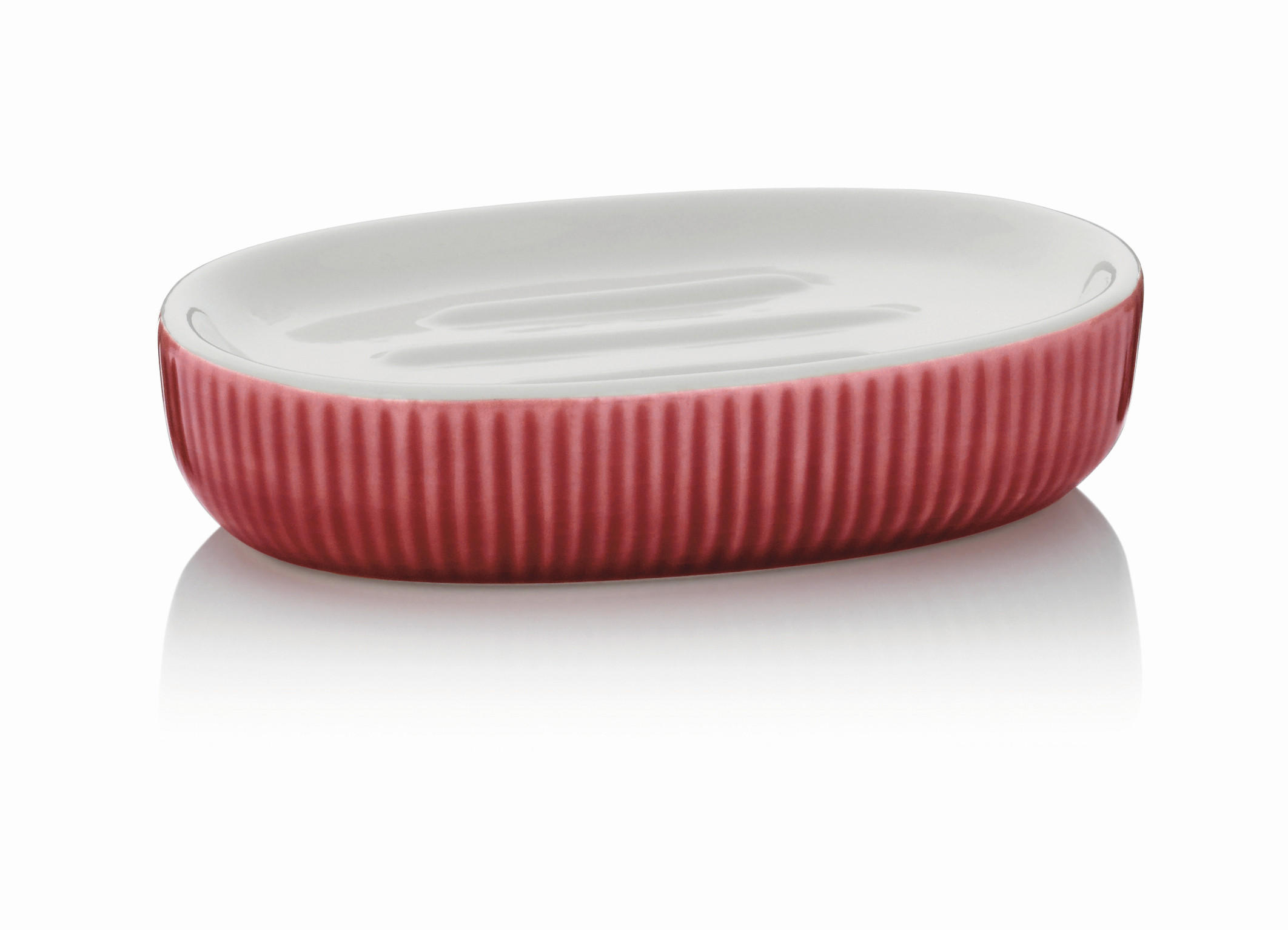 SEIFENSCHALE - Rot, Basics, Keramik (13,5/3/8,5cm) - Kela