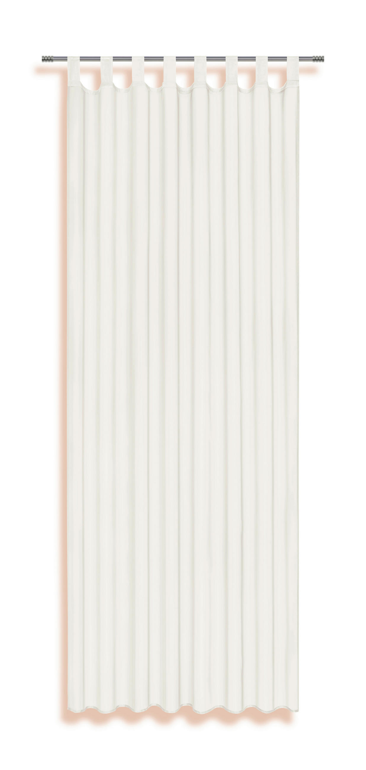 Vorhang Mit Schlaufen Und Band Utila 140x245 Cm Naturfarben