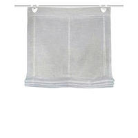 RAFFROLLO  halbtransparent  95/130 cm    - Hellgrau, Basics, Textil (95/130cm)