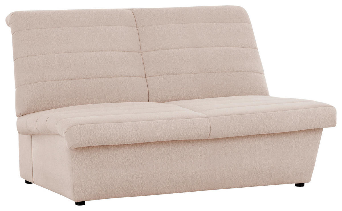 2-SITZER-SOFA Webstoff Creme  - Creme/Schwarz, Design, Kunststoff/Textil (145/92/103cm) - LOOKS by W.Joop