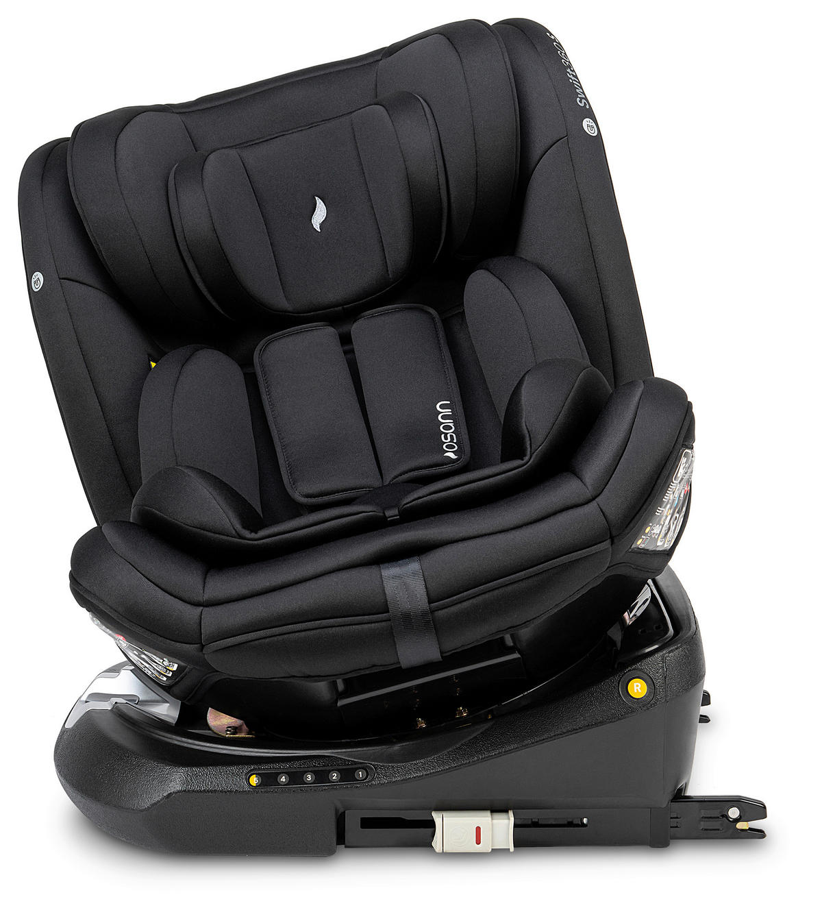 REBOARDER-KINDERSITZ SWIFT360S ECE R 129 i-SIZE  - Schwarz, Basics, Kunststoff/Textil (44/60/50cm) - Osann