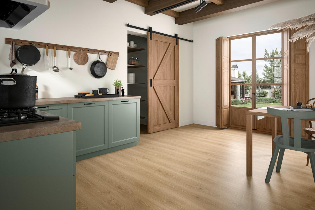 DESIGNBODEN Camden Eiche natur EGGER Aquadura  per  m² - Eichefarben/Braun, KONVENTIONELL, Holzwerkstoff (129.2/19.3/0.75cm) - Egger Holzwerkstoffe