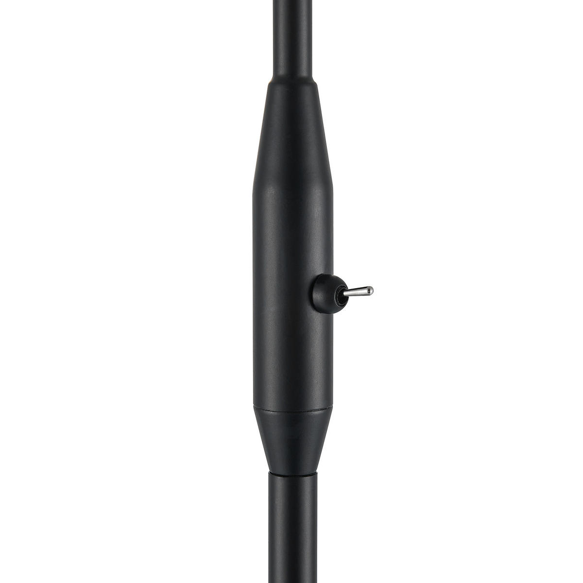 STEHLEUCHTE Merope 23/146 cm   - Eschefarben/Schwarz, Basics, Glas/Metall (23/146cm) - Novel
