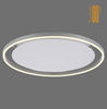 LED-DECKENLEUCHTE 28 W    58,5/58,5/5,3 cm  - Alufarben, Design, Kunststoff/Metall (58,5/58,5/5,3cm)
