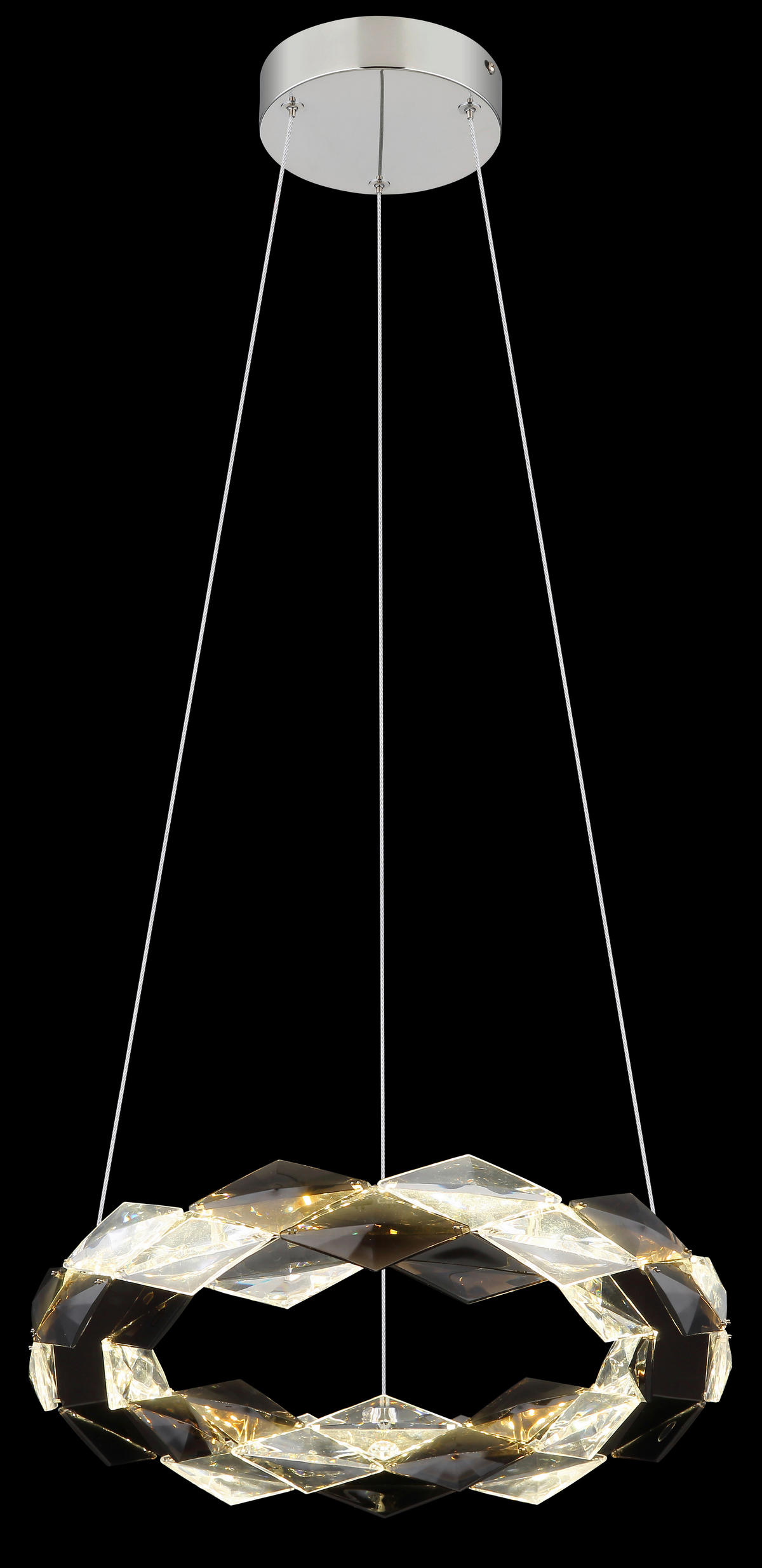 ZÁVĚSNÉ LED SVÍTIDLO, 37,5/130 cm  - Design (37,5/130cm) - Globo