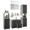 BADEZIMMER  in 120 cm  - Schwarz, Konventionell, Holzwerkstoff (120cm) - MID.YOU