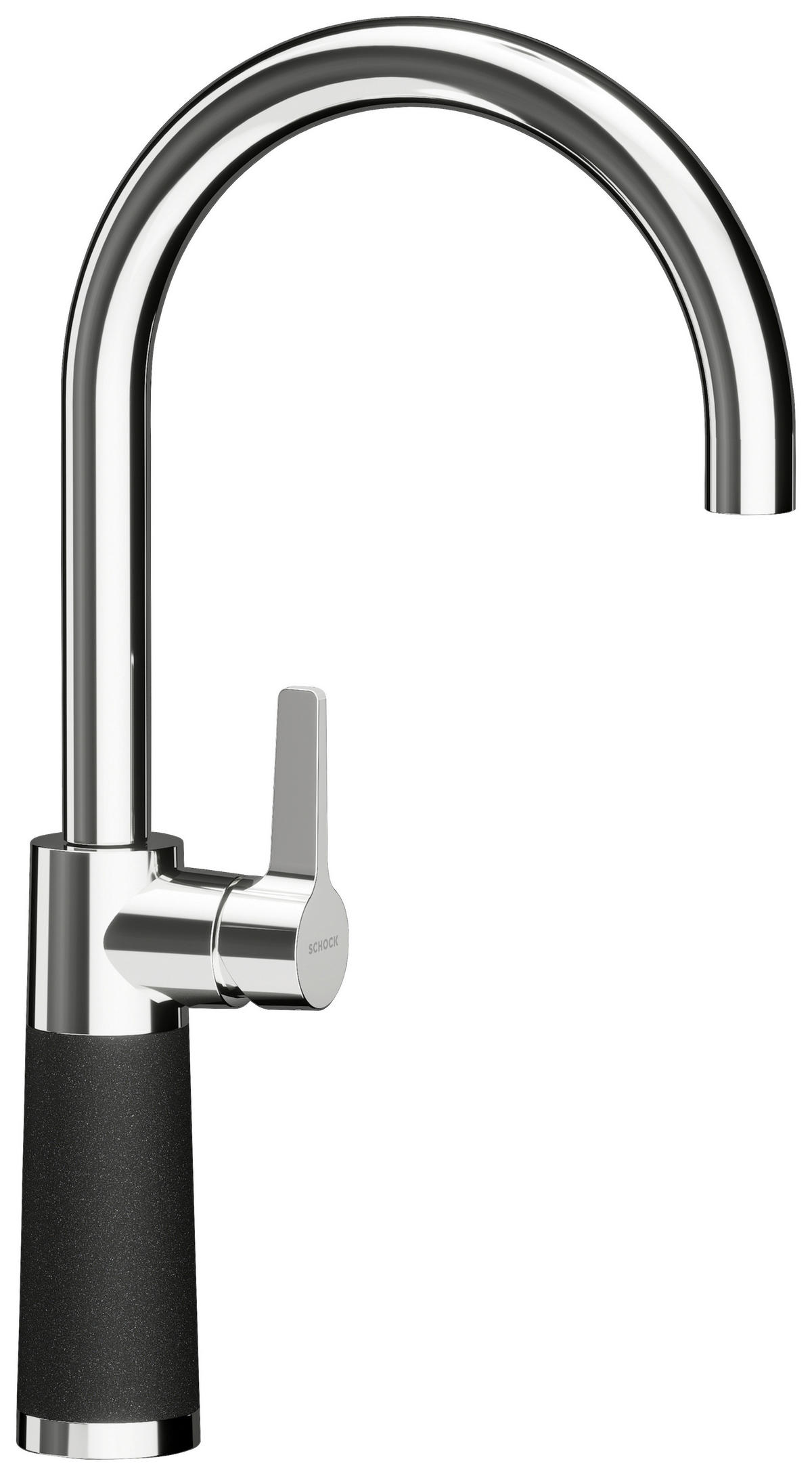 KÜCHENARMATUR 555000GON  - Dunkelgrau, Basics, Stein/Metall (5,2/39,2/19cm) - Schock