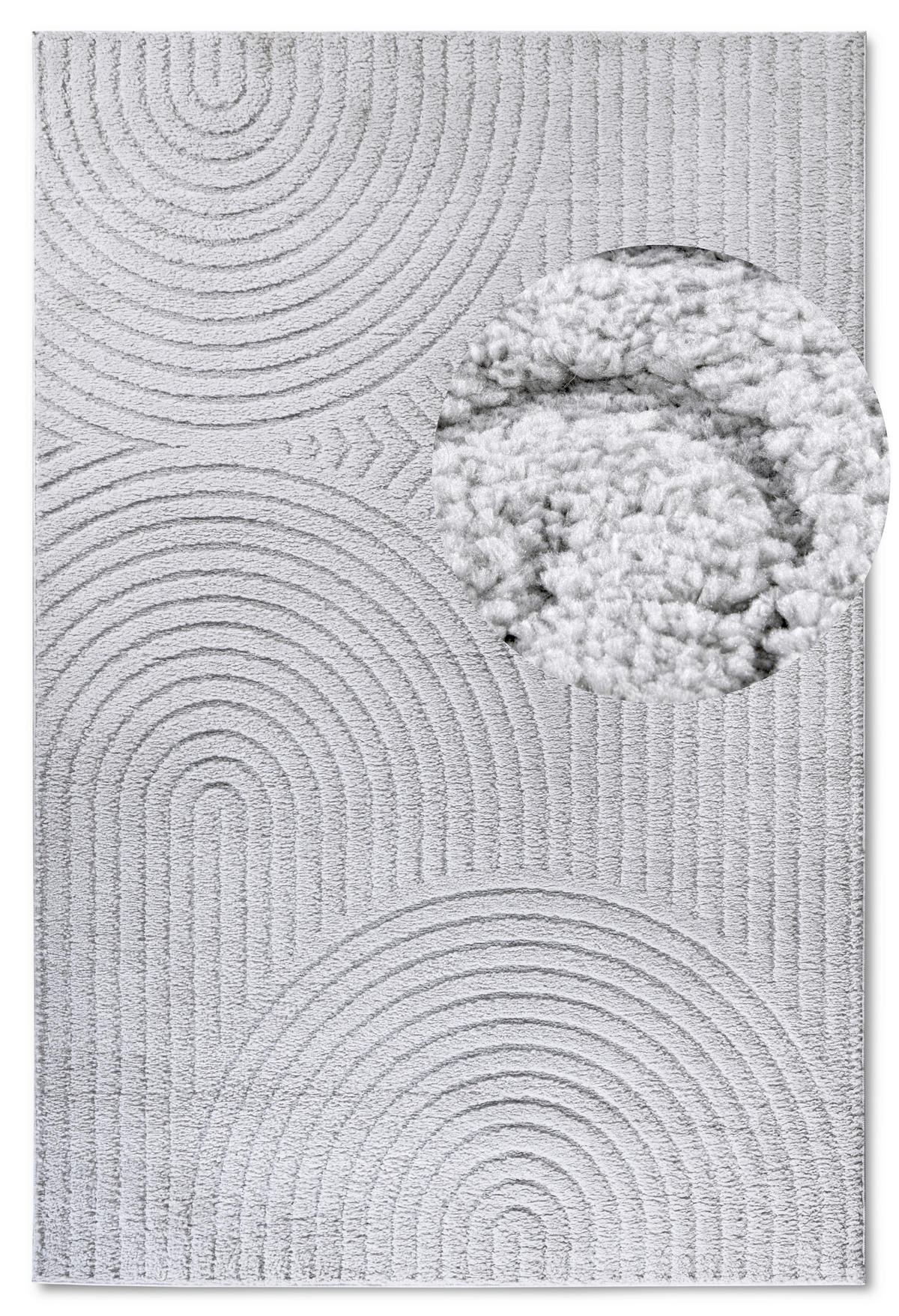 HOCHFLORTEPPICH 200/280 cm New York Hellgrau  - Hellgrau, Basics, Kunststoff/Textil (200/280cm) - Elle Decoration