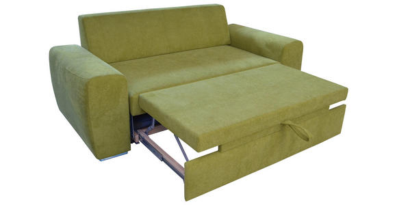 SCHLAFSOFA in Orange  - Chromfarben/Orange, Design, Holz/Textil (199/92/97cm) - Hom`in