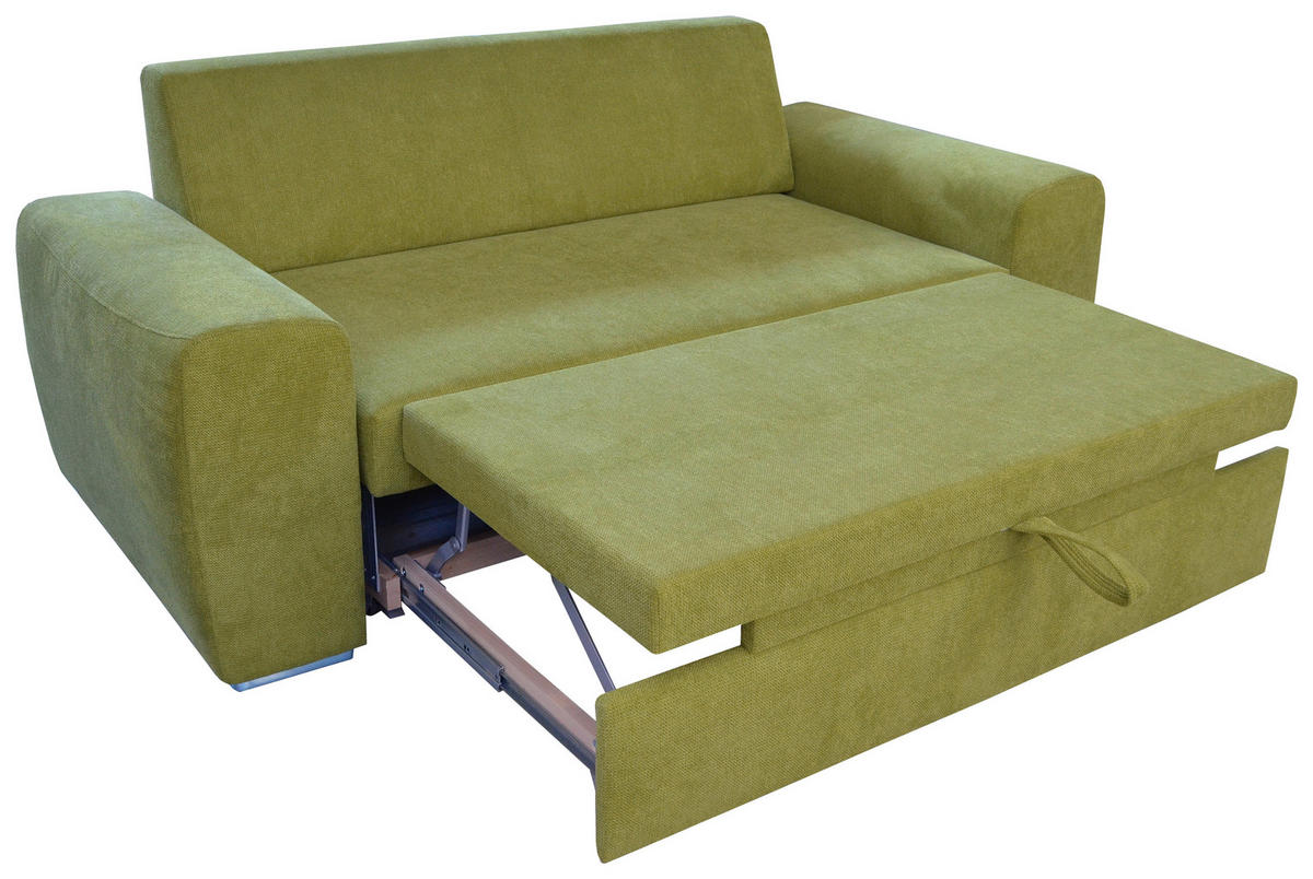 SCHLAFSOFA Anthrazit  - Chromfarben/Anthrazit, Design, Holz/Textil (199/92/97cm) - Livetastic