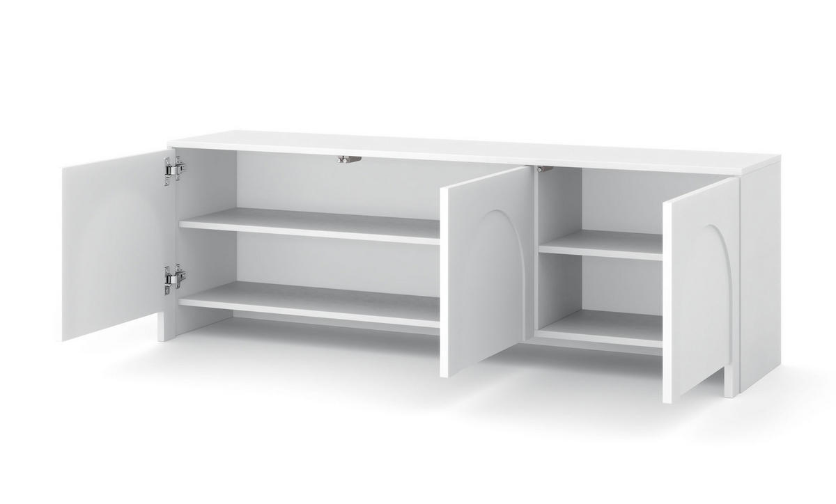 TV-ELEMENT 150/49/35 cm  - Weiß, Design, Holzwerkstoff (150/49/35cm) - MID.YOU