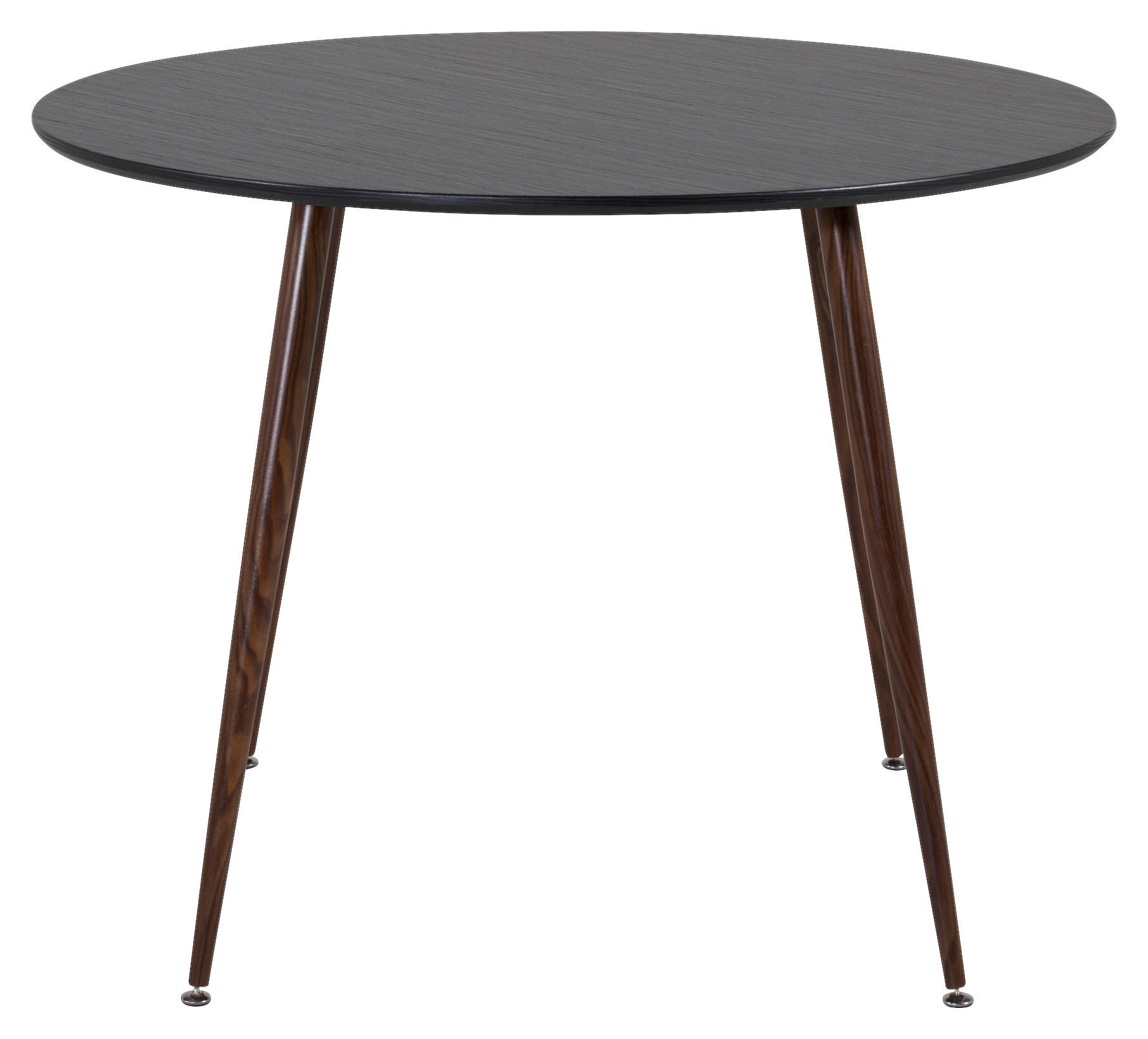 MATBORD i metall, trämaterial 100/100/75 cm   - svart, Design, metall/trämaterial (100/100/75cm) - Livetastic