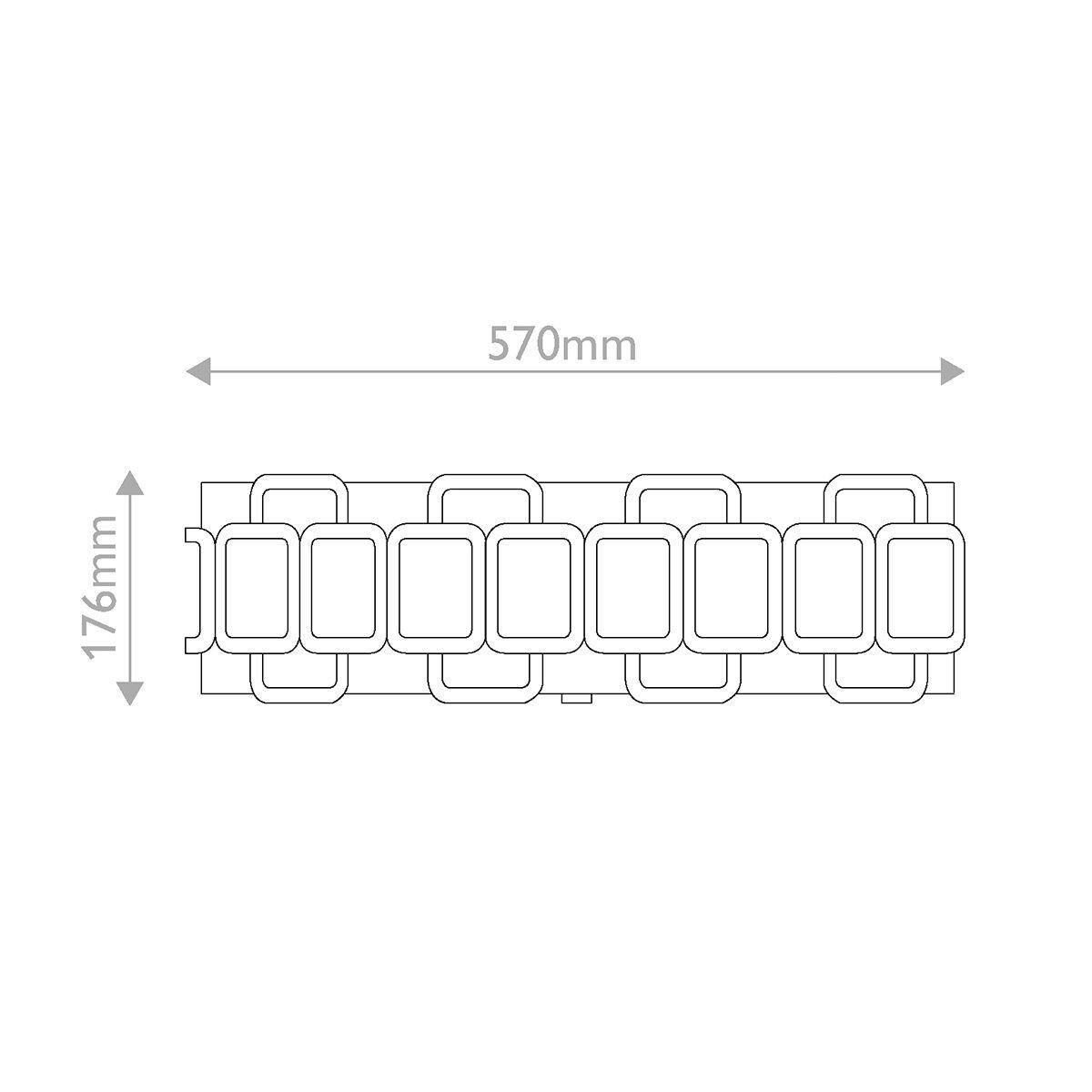 DECKENLEUCHTE Hinkley 57/17,6 cm  - Schwarz, Design, Textil/Metall (57/17,6cm) - Elstead Lighting