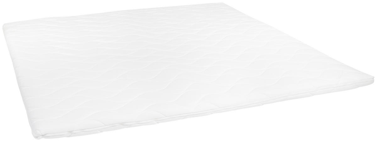 TOPPER LATEX TOPPER 200/200 cm Höhe ca. 6 cm  - Weiß, MODERN, Textil (200/200cm) - Livetastic