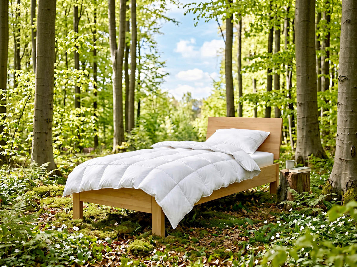 GANZJAHRESDECKE  140/200 cm 80.00 % Lyocell, 20.00 % Polyester  - Weiß, Basics, Textil (140/200cm) - Billerbeck