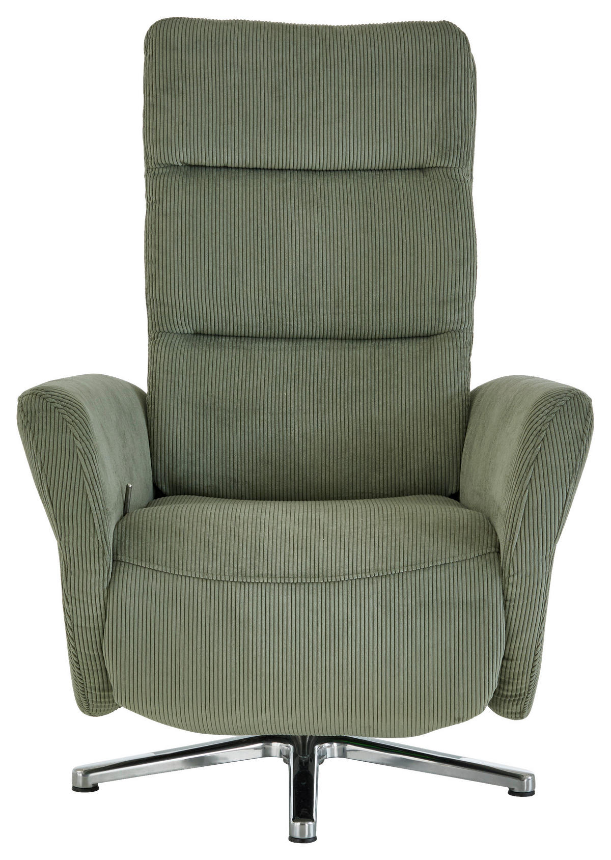 RELAXSESSEL in Textil Dunkelgrün  - Chromfarben/Dunkelgrün, Design, Textil/Metall (78/113/83cm) - Beldomo Speed