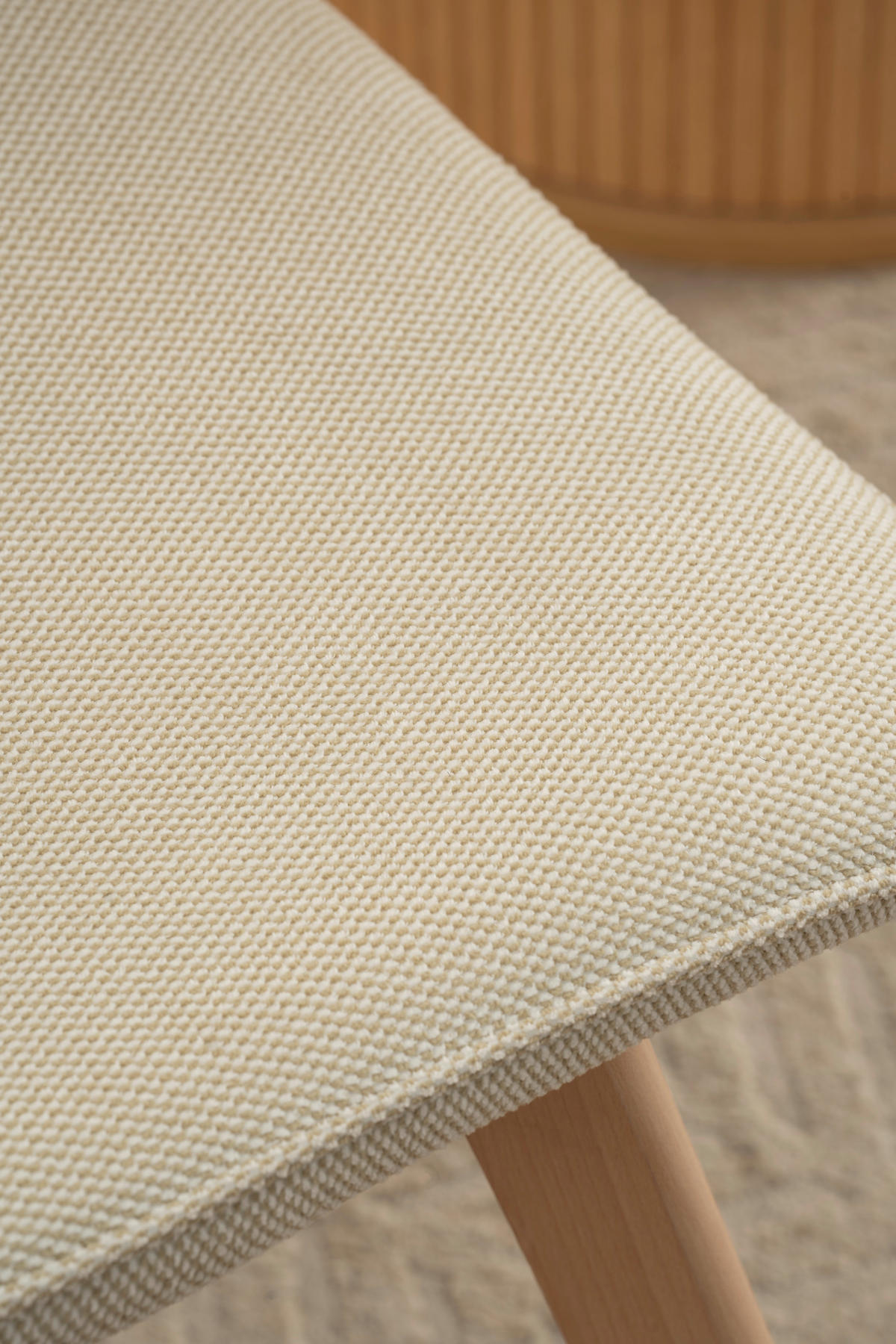 STUHL   Leinenoptik  Buchefarben, Beige  - Eichefarben/Beige, Modern, Holz/Textil (45/88/54cm) - Stylife