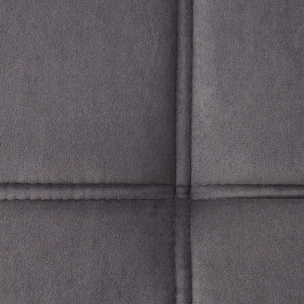 WOHNLANDSCHAFT Graphitfarben Velours  - Schwarz/Graphitfarben, Design, Textil/Metall (191/340/172cm) - Stylife