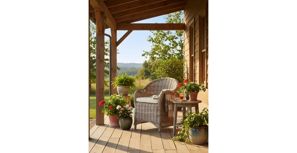 STUHL  - Creme/Grauweiß, Trend, Holz/Textil (64/88/56cm) - Landscape