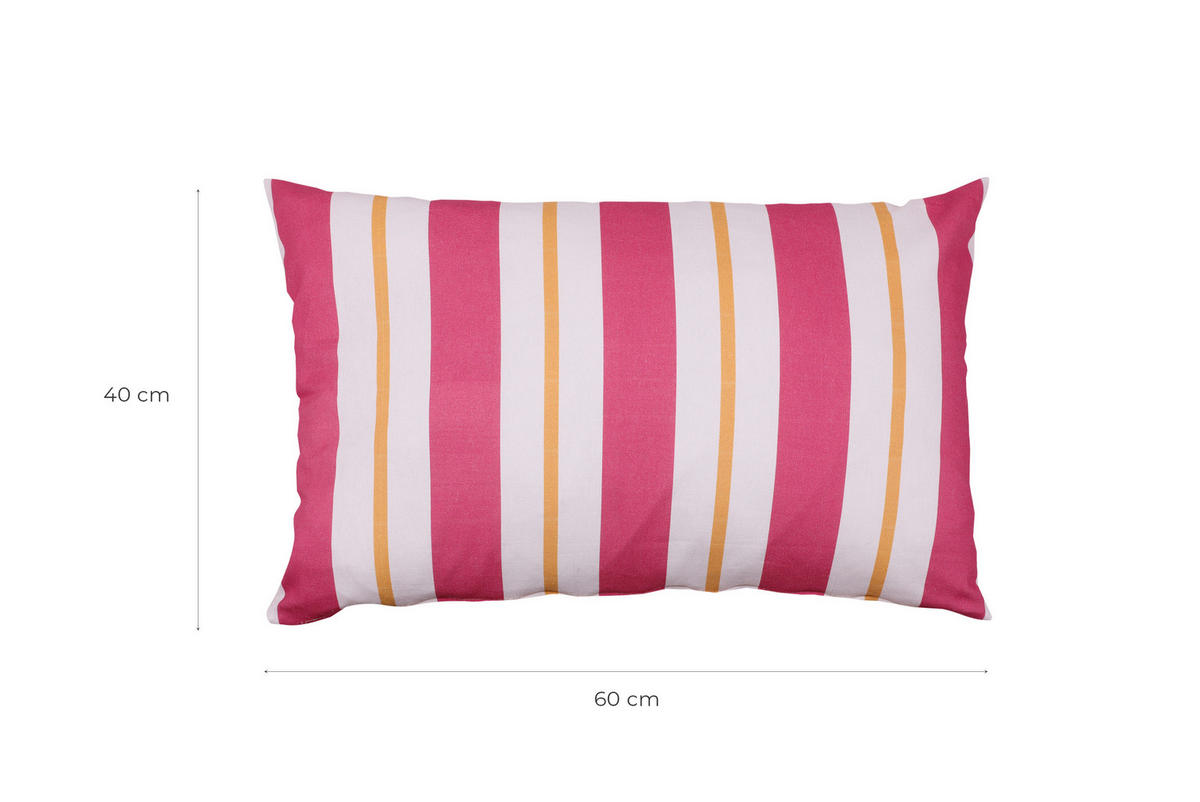 ZIERKISSENSET 2-teilig 60/40 cm  - Gelb/Rot, Basics, Textil (60/40cm)