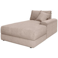 BIGSOFA Cord Rosa  - Schwarz/Rosa, MODERN, Kunststoff/Textil (117/93/190cm) - Carryhome