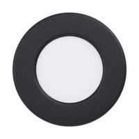 BODOVÉ LED SVÍTIDLO, 8,6 cm - bílá/černá, Basics, kov/plast (8,6cm) - Xora