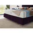 BOXSPRINGBETT 160/200 cm  in Violett  - Violett/Schwarz, Design, Kunststoff/Textil (160/200cm) - Johann Jakob
