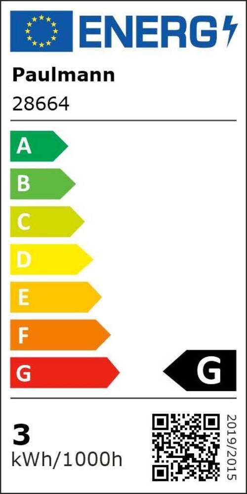 LED-LEUCHTMITTEL   E27 1x2,6W W 220 lm  - Klar/Silberfarben, Basics, Glas (7,2cm) - Paulmann