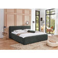 POLSTERBETT 180/200 cm,  in Grün, Bettkasten, Lattenroste,  - Birkefarben/Buchefarben, Design, Holz/Textil (180/200cm) - Xora