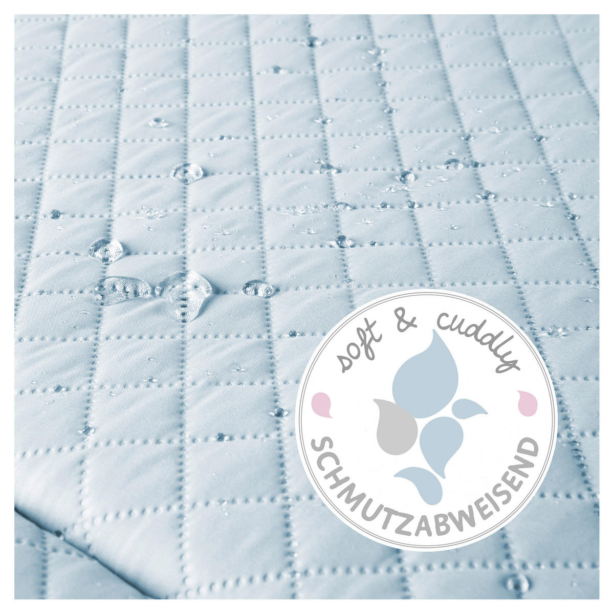 Krabbeldecke Roba Style  - Hellblau, Konventionell, Textil (85/45/75cm) - Roba