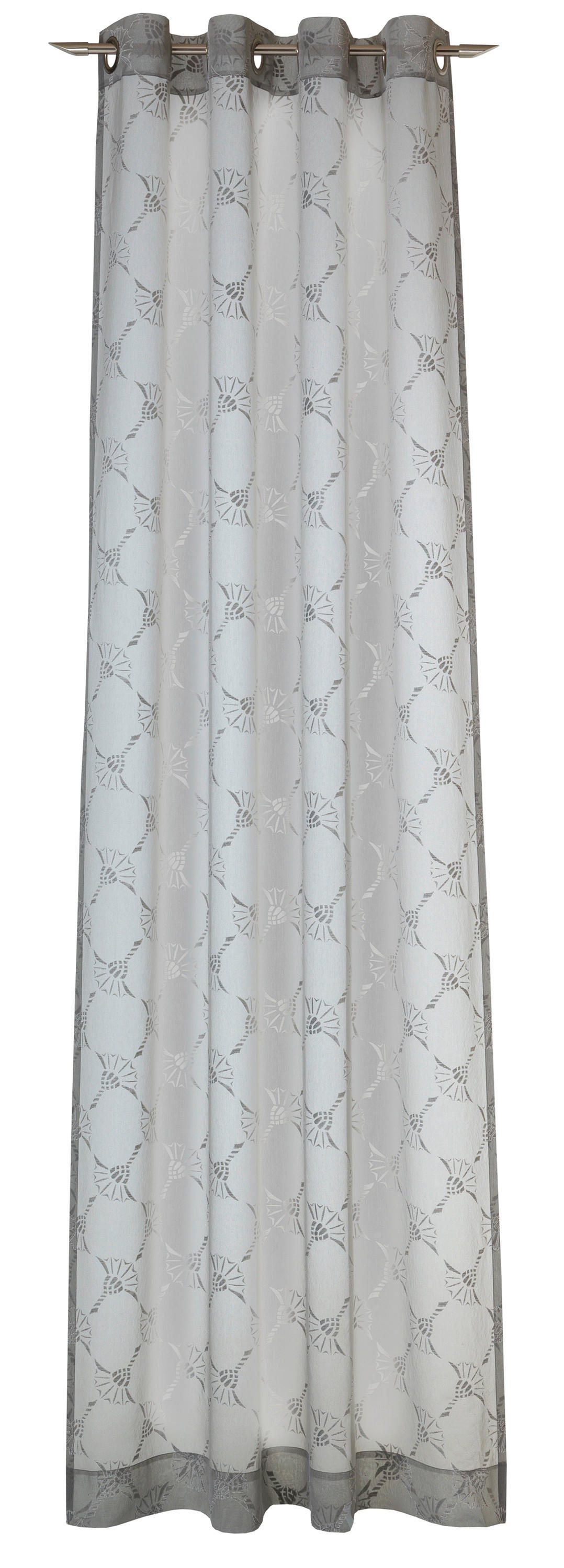 ÖSENSCHAL Airy transparent 140/250 cm   - Hellgrau/Grau, Design, Textil (140/250cm) - Joop!