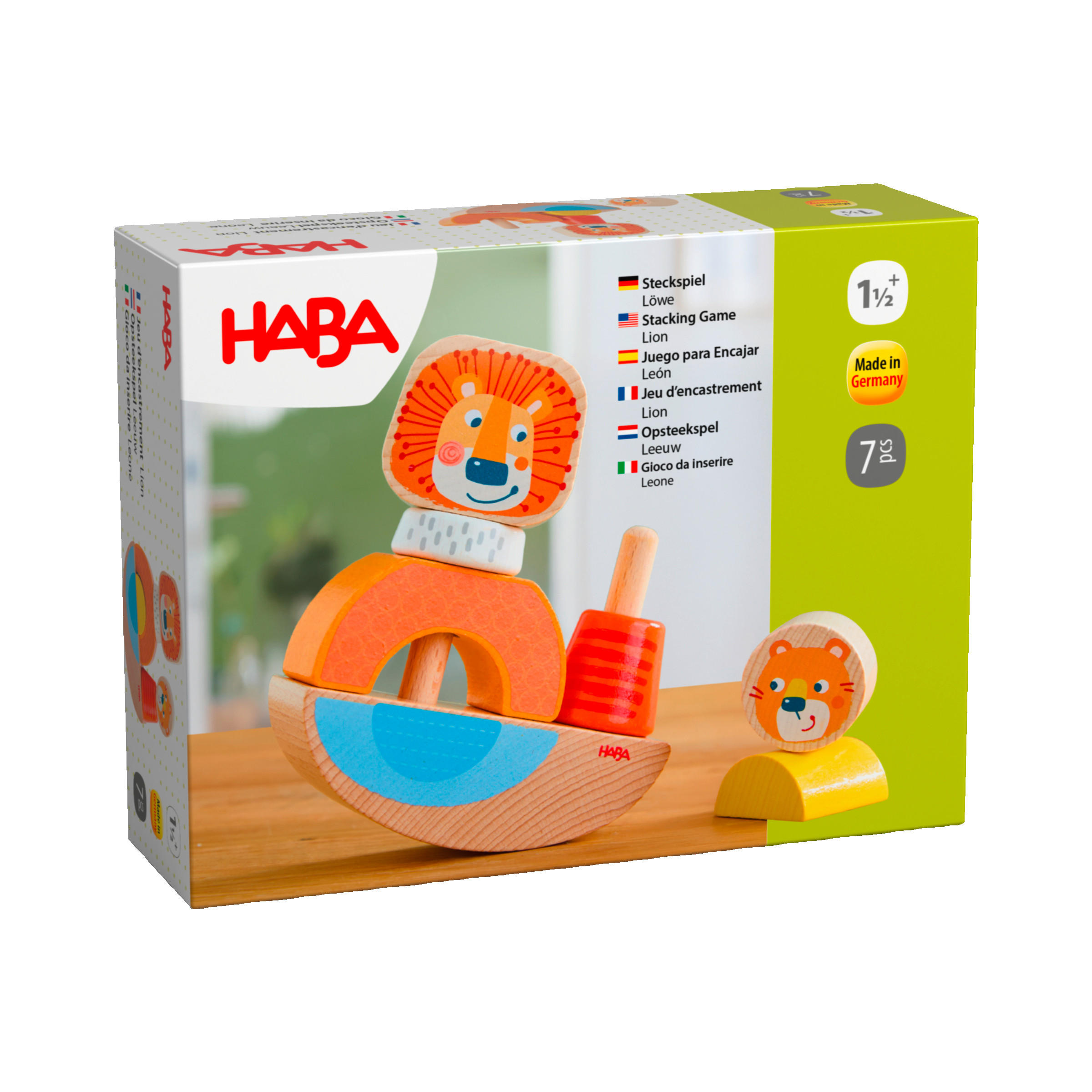 STECKBAUSTEINE - Multicolor, Basics, Holz (12/4/14,5cm) - Haba