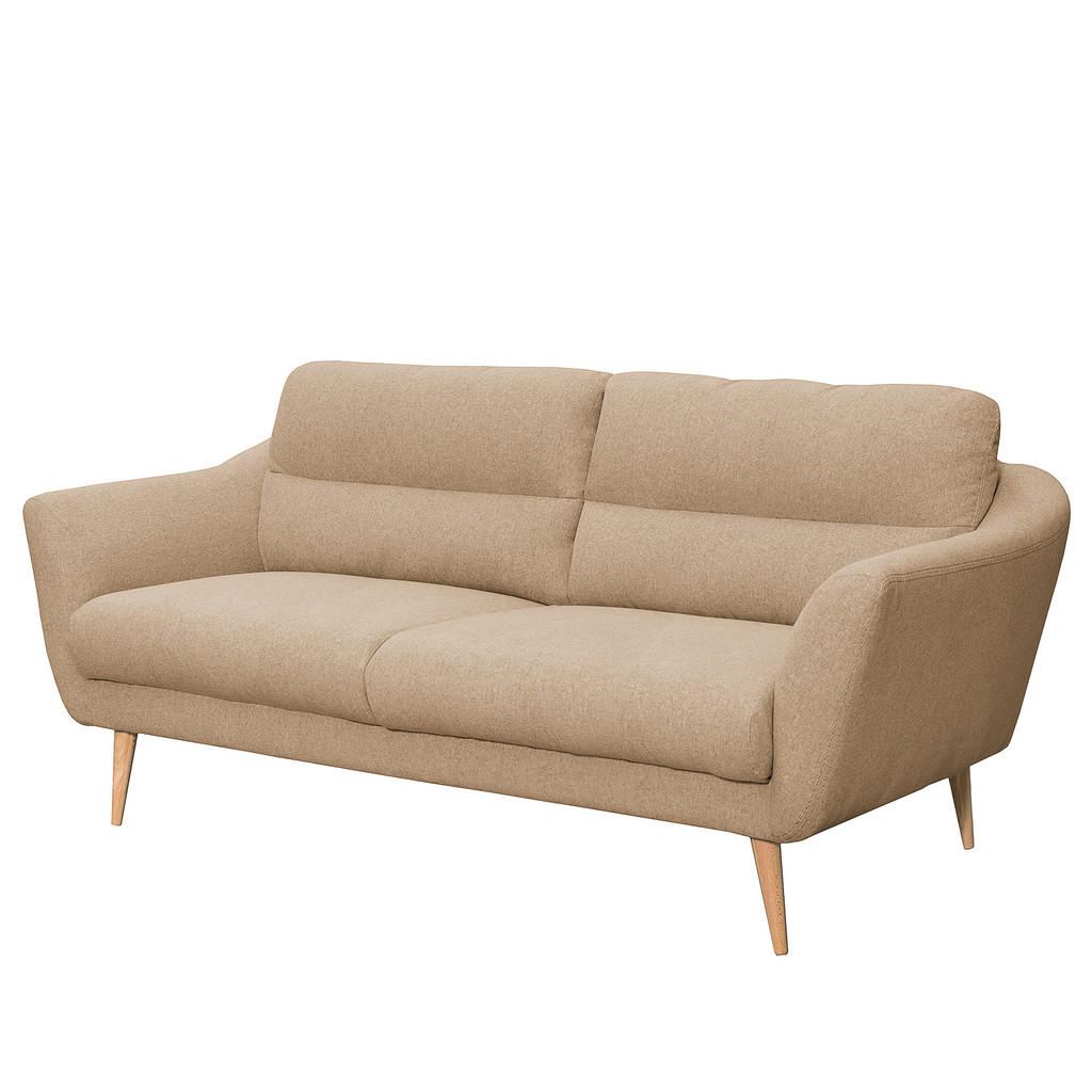 Thumbnail - Livetastic 2,5-Sitzer Tromso, Beige, Textil, Buche, 3-Sitzer, 187x87x88 cm, Made in EU, Rücken echt, Wohnzimmer, Sofas &...